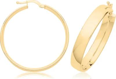 Image de Boucles d'Oreilles Femme Or 375/1000 - 30mm; TRS35891MM30