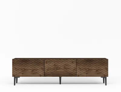 Image de Meuble TV en bois "Felix" - 160 x 31 x 44 cm - Marron