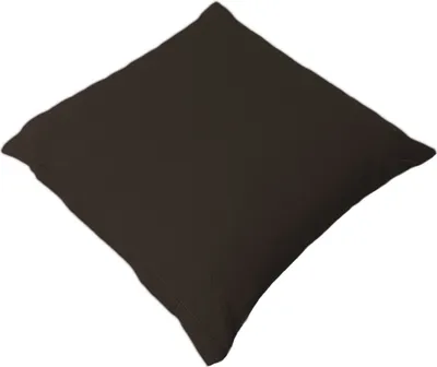 Produktbild von 2er Pack Kissenbezug Kissenhülle  40x80 cm Uni Baumwolle mit Reißverschluss Braun