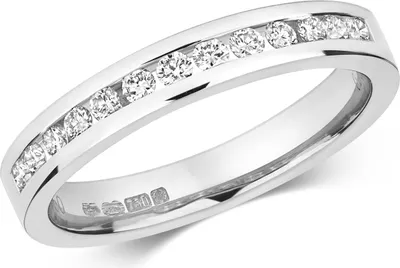 Produktbild von Funkelndes Feuer 18 Karat (750) Weißgold Diamant Damenring Brillant-Schliff 0.26 Karat GH - SI2, 51 (16.2); TRS3217618KWRSL