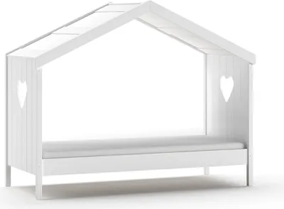Produktbild von Hausbett >AMORI< in Weiß - 213x171,7x98,7 (BxHxT)
