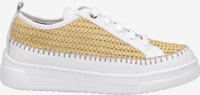Produktbild von Unisa FLEUR_RAF NATUR/WHIT, Sneaker in Beige kombiniert für Damen, Größe 37