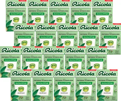 Produktbild von Ricola - Eukalyptus Ohne Zucker - 20x 50g