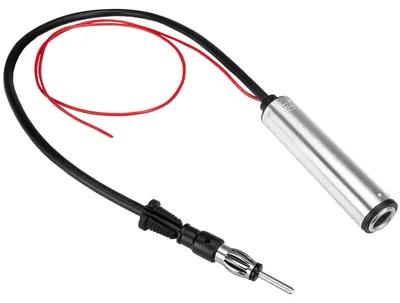 Produktbild von alca® Universal Antennen-Verstärker Autoradio Auto Antennenadapter 12V Fremdeinspeisung