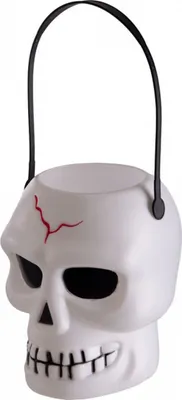Produktbild von Halloween Skelett Eimerchen mit Henkel 16 cm