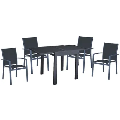Produktbild von Tischgruppe, Aluminium, Harms ELENA 5-tlg.