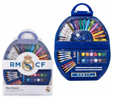 Produktbild von Real Madrid Schreibset zum Ausmalen, 50-tlg.