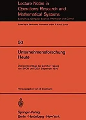 Obrázok produktu pre Unternehmensforschung Heute