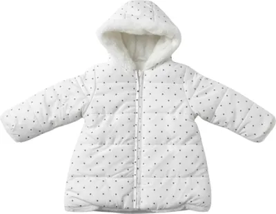 Productafbeelding van Chicco kinderwinterjas met donsvulling, omkeerbaar, wit, maat 62