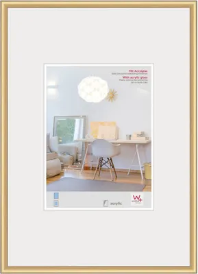 Obrázok produktu pre Walther plastový rám New Lifestyle 30x40 cm zlaté akrylové sklo