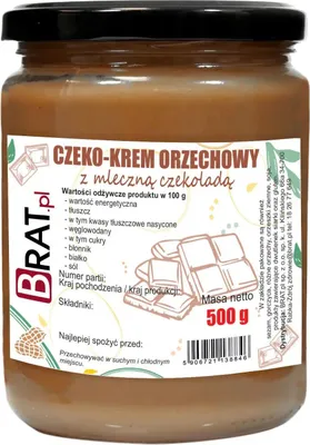 Produktbild von CZEKO-KREM - Nusscreme mit Milchschokolade 500g