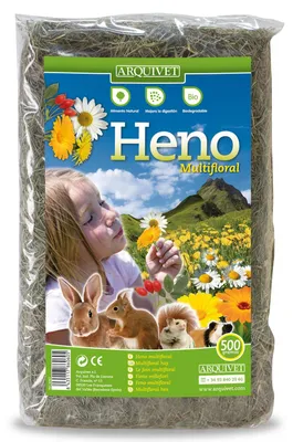 Productafbeelding van Arquivet Meerbloemig hooi voor knaagdieren, 500 g
