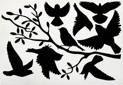 Produktbild von SIDCO Vogelschutz Aufkleber Fenster Vogelsilhouetten Fensteraufkleber Fensterbild