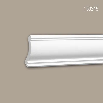 Produktbild von PROFHOME 150215 Eckleiste aus Polyurethan Deckenleiste Stuckleiste 2 m