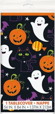 Produktbild von Tischdecke PVC Kürbis Geist u. Katze 137x213cm