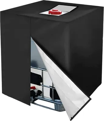 Produktbild von 210D Eimerabdeckung 1000L IBC-Tankabdeckung für den Außenbereich, wasserdicht, staubdicht, hitzebeständig