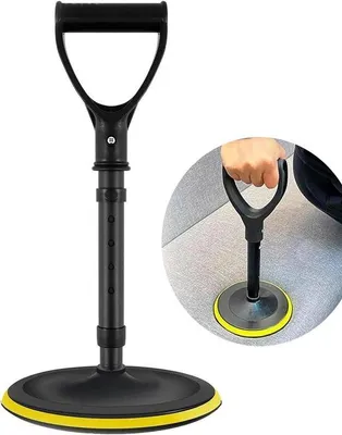 Produktbild von Wandstuhl mit Aufstehhilfe - in der Höhe verstellbar - Hilfsmittel für das Aufstehen vom Boden - Accessoires für den täglichen Gebrauch - Stütze für Senioren