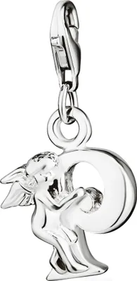 Produktbild von NKlaus Bracelet Bead Charm - Anhänger Buchstabe P 925 Silber Alphabet für Armband 15206