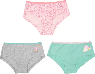 Produktbild von Peppa Wutz Panty für Mädchen Kinder Slip Unterhose Unterwäsche Mehrfarbig Bunt (3er Pack) 110-116
