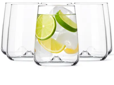 Immagine prodotto di Set di 6 bicchieri trasparenti da 550 ml, ideali per acqua e cocktail
