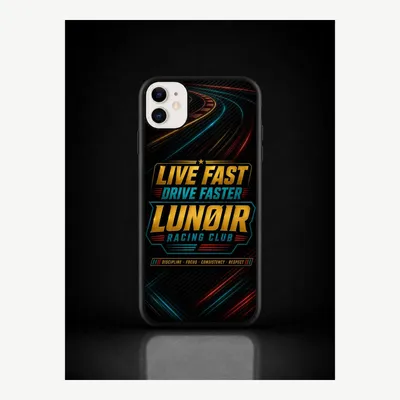 Obrázok produktu pre Puzdro na iPhone 11, ochranné puzdro na mobil s motívom motoršportu – LUNØIR ©