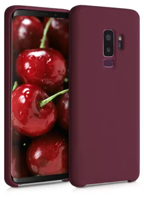 Produktbild von kwmobile Handyhülle für Samsung Galaxy S9 Plus Hülle - Case Silikon - Kabelloses Laden - Schutzhülle Cover in Tawny Red