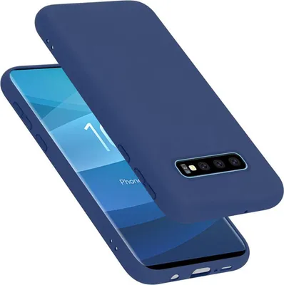 Obrázok produktu pre Ochranné puzdro Cadorabo pre Samsung Galaxy S10 PLUS v modrej farbe puzdro na mobilný telefón obal TPU Etui