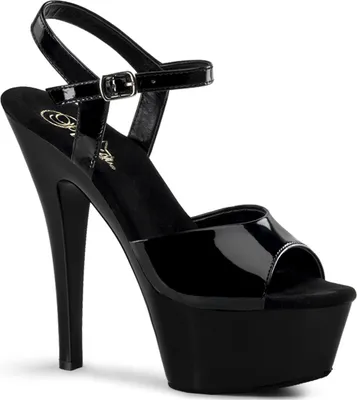 Produktbild von KISS-209 Damen Sandale von Pleaser, Schwarz Glanz , EU 35, US 5