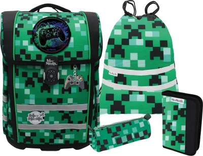 Immagine prodotto di McNeill zaino della scuola Ergo Perfecto Schoolbag Set 5 -pezzi Game Zone verde