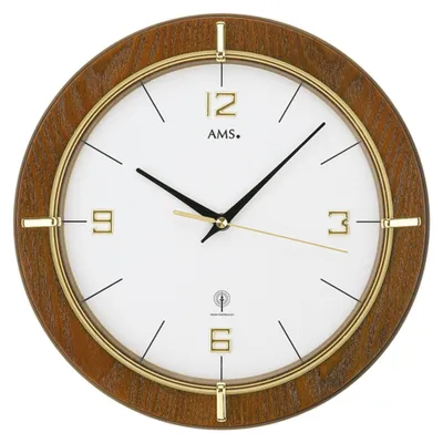 Produktbild von AMS Funk-Wanduhr, Funkwerk, D29x5cm, 5832