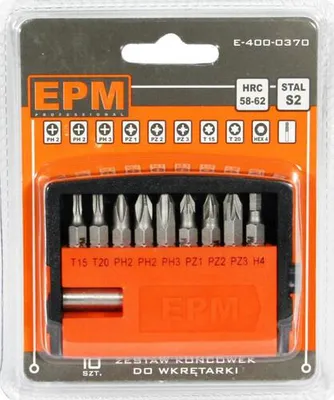 Produktbild von 9-Teiliges Bit-Set Für Schrauber + Magnethalter – E-400-0370