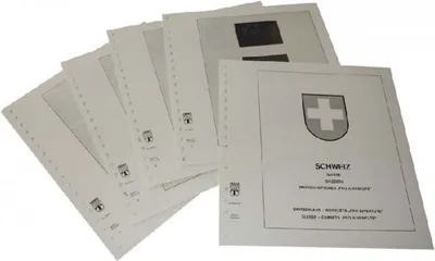 Produktbild von Lindner-T Vordruckblätter T261 Schweiz im Viererblock- Jahrgang 1960 bis 1970