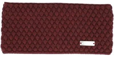 Imagen del producto de Diadema para mujer Eisglut Minal, confeccionada en lana merino, color rojo, talla única