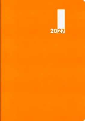 Produktbild von 2027 BRUNNEN Buchkalender 17 x 24 Monat Orange