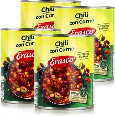 Produktbild von Erasco Chili con Carne 800g Fertigessen (4er Pack)