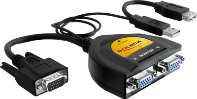 Image de DELOCK VGA Splitter 1 entrée -> 2 sorties