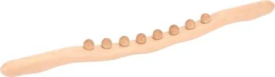 Immagine prodotto di Gua sha strumento di massaggio uomini donne palmare 8 perline muscolo relax bacchette di legno per collo schiena blocco