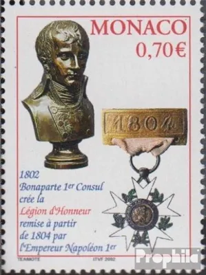 Produktbild von Briefmarken Monaco 2002 Mi 2593 (kompl.Ausg.) postfrisch 200 Jahre Ehrenlegion