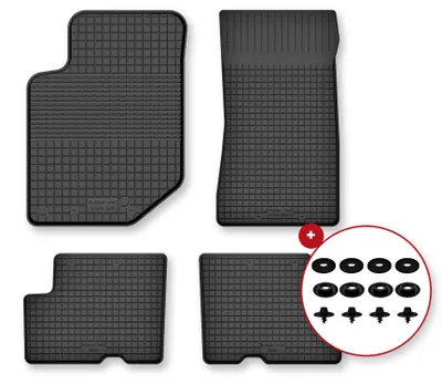 Imagen del producto de Alfombrillas de goma para Renault Espace VI E-Tech HEV desde 2023 – juego de 4 piezas, negras, a medida – Wielganizator Semi-Universal