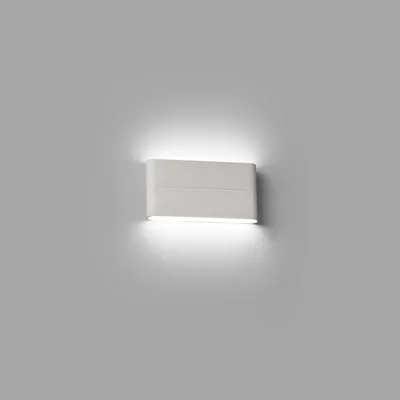 Produktbild von Faro 70646, Wandbeleuchtung für den Außenbereich, Weiß, Aluminium, IP54, I, 13 W