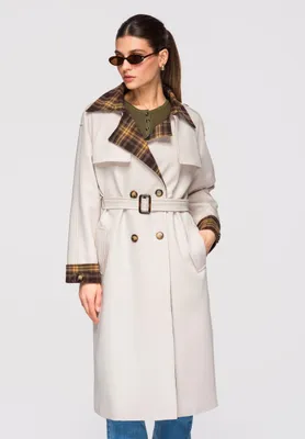 Produktbild von LARICA Damen Trenchcoat klassisch beige OW-COLC-0113 cream L