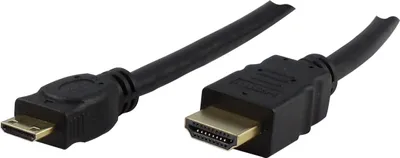 Produktbild von Schwaiger HDMI® Anschlusskabel HDMM15 533  Mini, schwarz, 1,5m, 1x HDMI / 1x Mini HDMI