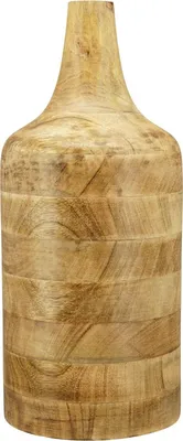 Produktbild von Blumenvase Holz "DOST" natur Vase Ø17,5cm H40cm Holzvase Indoor Dekoration Deko