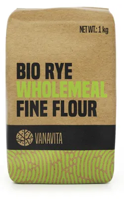 Produktbild von GymBeam - Feines -Roggenvollkornmehl - Vanavita, 1000 g