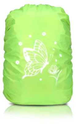 Zdjęcie produktu dla Plecak turystyczny 35L, wodoodporny, z elementami odblaskowymi, w kolorze zielonym, z motywem kwiatowym