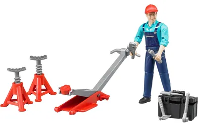 Immagine prodotto di bruder 62100 bruder bworld 62100 Werkstatt Spielfiguren-Set
