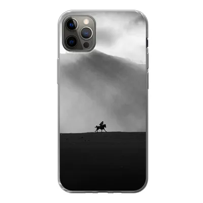 Produktbild von MuchoWow® Handyhülle Schutzhülle Hülle für iPhone 13 Pro Max Pferd - Licht - Berg Silikon Softcase Handy Hülle - Mobiltelefon