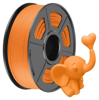 Obrázek produktu pro Filament pro 3D tiskárny, materiál PLA, průměr 1,75 mm, oranžová barva