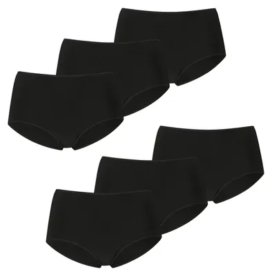 Produktbild von 6er Pack PUMA Damen Baumwolle Modal Mini Shorts
