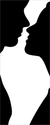 Produktbild von Wallario selbstklebendes Poster - Mann und Frau, Größe: 50 x 125 cm